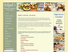Tablet Screenshot of elijahsrestaurant.com